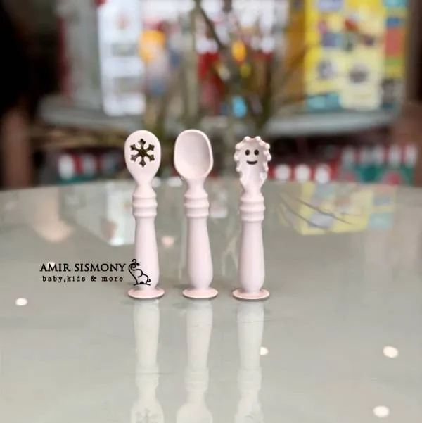 قاشق سیلیکونی 3 عددی