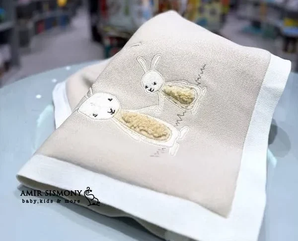 پتو بافت کلاه دار طرح خرگوش دونلانو