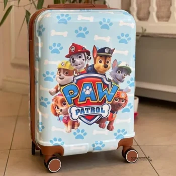 چمدان مسافرتی کودک طرح سگ های نگهبان