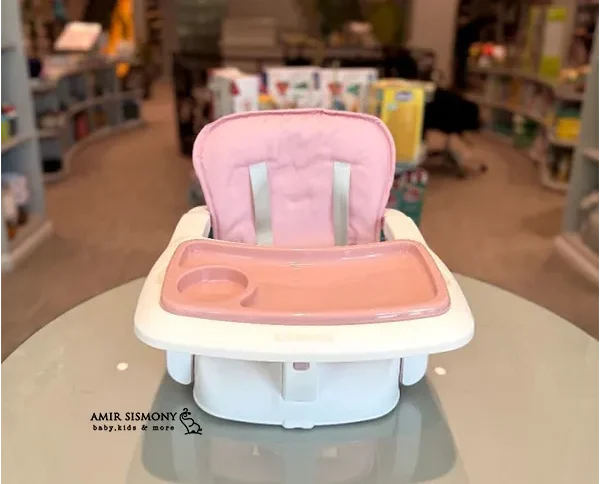 صندلی غذا پرتابل کیکابو chewy-pink