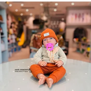 عروسک نوزاد سیلیکونی نوزاد کد 2145