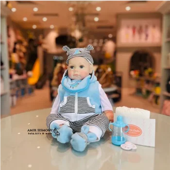 عروسک نوزاد پسر سیلیکونی کد D4877-177