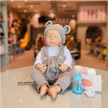 عروسک نوزاد پسر سیلیکونی کد D4877-177