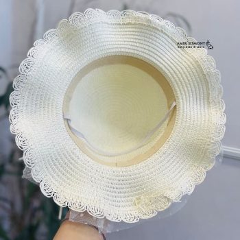 ست کلاه و کیف حصیری خرگوشی