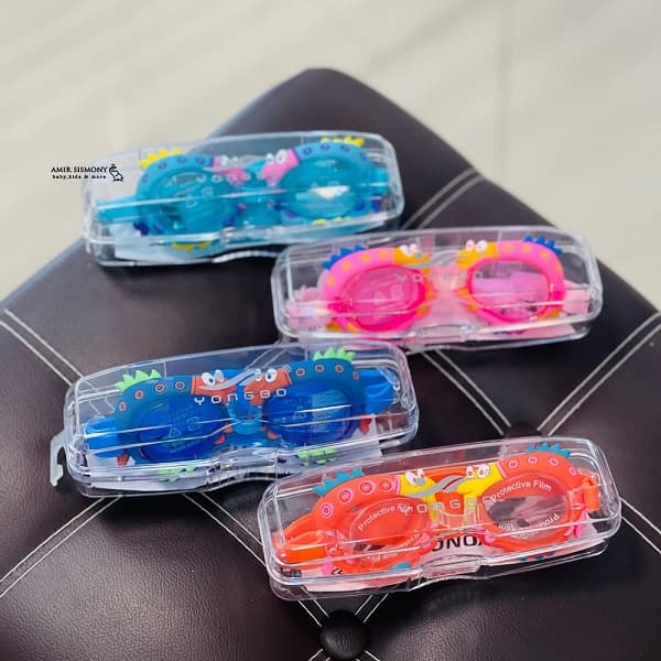عینک و گوشگیر شنای بچگانه طرح مار