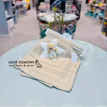 پتو بافت طرح ستاره و خرس TAFFY