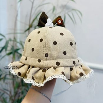 کلاه باکت نوزادی دخترانه