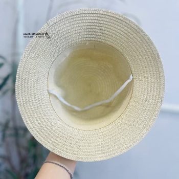 کلاه و کیف حصیری دخترانه پاپیون
