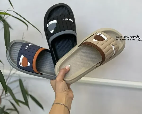 دمپایی مردانه طرح کلاه