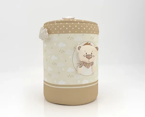 سبد اتاق کوچک رزبرن طرح teddy bear