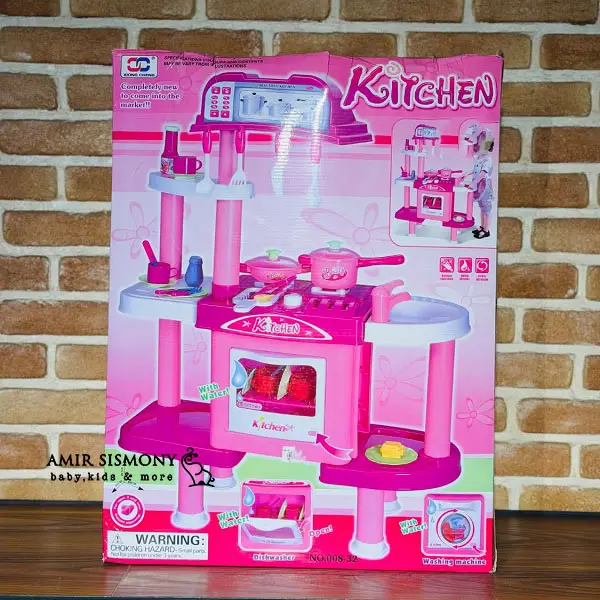 ست آشپزخانه صورتی کد 32-008