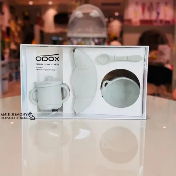 ست ظرف غذا سیلیکونی با پیشبند odox