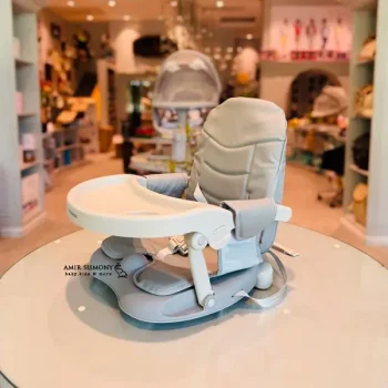 صندلی غذا booster seat pappo grey
