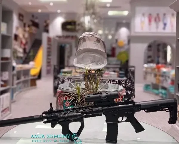 تفنگ شارژی دودزا کد ar 1-525