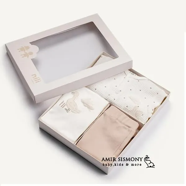 ست سه تیکه نیلی طرح اردک