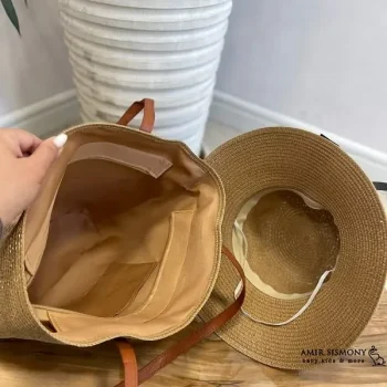 ست کلاه و کیف ساحلی زنانه لوسیفر