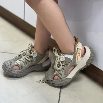 صندل جلو بسته بچگانه بنددار