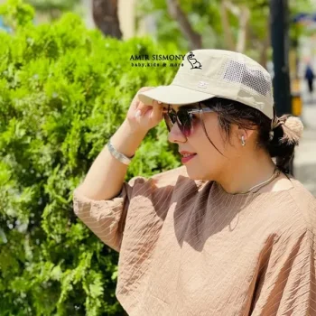 کلاه نقابدار تابستانه توری