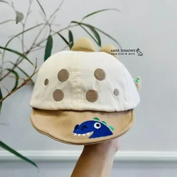 کلاه نوزادی نقابدار دایناسور