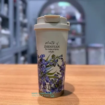 تراول ماگ دوقله گل دار
