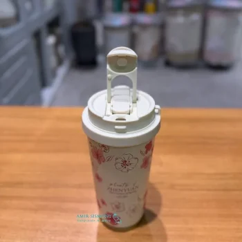 تراول ماگ دوقله گل دار