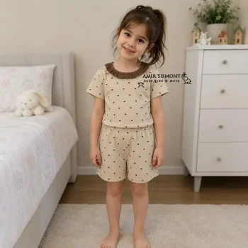 تیشرت شلوارک دخترانه کد 11