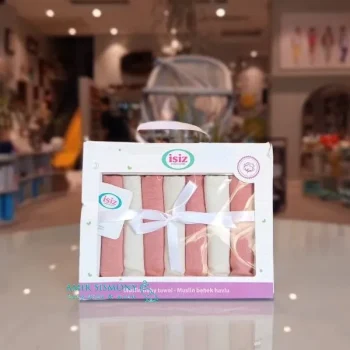 دستمال صورت موسلین دورو isiz