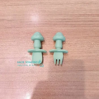 قاشق و چنگال سیلیکونی