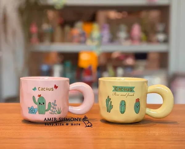 ماگ طرح کاکتوس