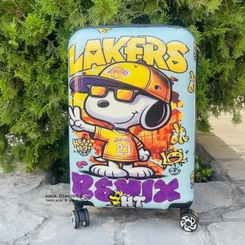 چمدان بچگانه پسرانه SNOOPY LAKERS