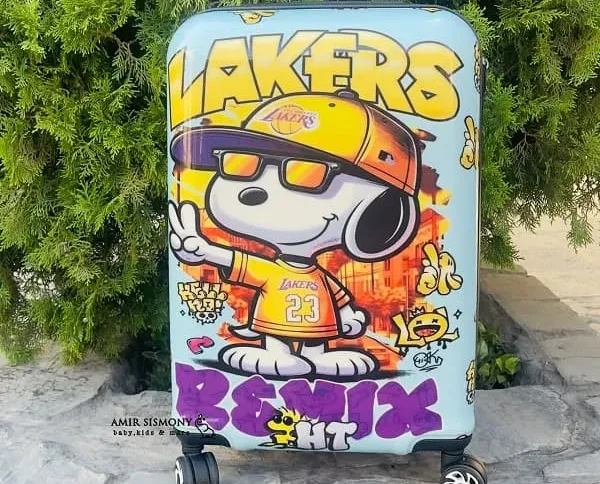 چمدان بچگانه پسرانه SNOOPY LAKERS