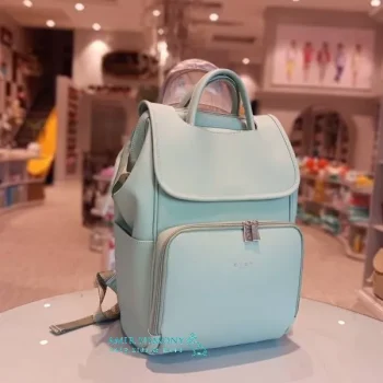 کوله چرم evet مدل ماتیا رنگ سبز