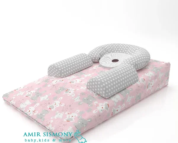 تشک آنتی رفلاکس 12 درجه رزبرن little bunny