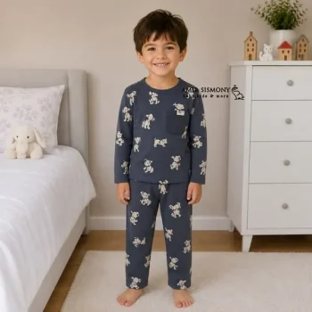 ست بلوز شلوار راحتی پسرانه کد 12