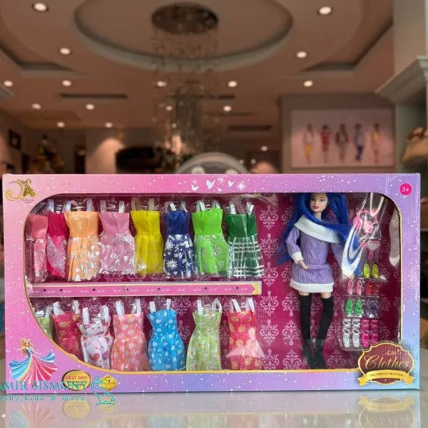عروسک باربی با کفش کد 244