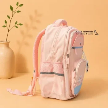 کوله پشتی مدرسه طرح خرس و بیسبال SUN EIGHT