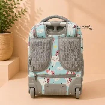 کیف مدرسه چرخدار کودک طرح فانتزی