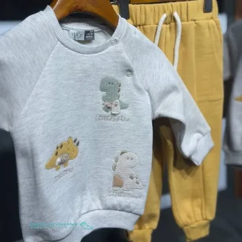 بلوز شلوار ایندیگو مدل ژوراسیک
