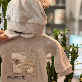سرهمی با کلاه مخمل ایندیگو هپی