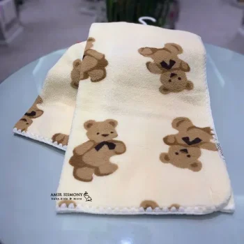 پتو نخی bebeitof طرح خرس تدی