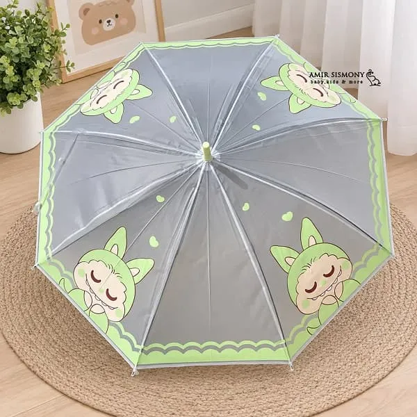 چتر دخترانه فانتزی طرح لبوبو
