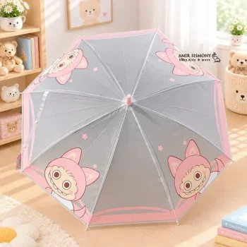 چتر دخترانه فانتزی طرح لبوبو