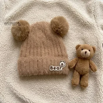 کلاه بافت بچگانه پشمی BEAR