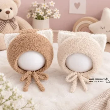 کلاه نوزادی موهر گربه ای